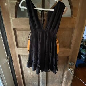 Amazon Black Backless Dress
